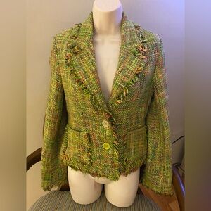 Vintage Forever 21 Multicolor Tweed Blazer